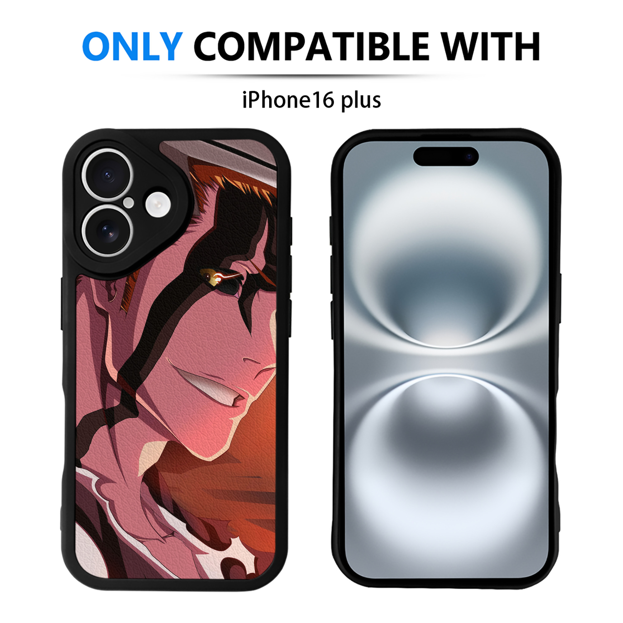 （画像用） ブリーチ BLEACH 【iPhone 16シリーズ対応】シリコンスマホケース（レザー調） 材質：シリコン